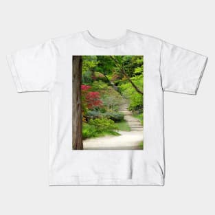 Steps on a footpath Kids T-Shirt